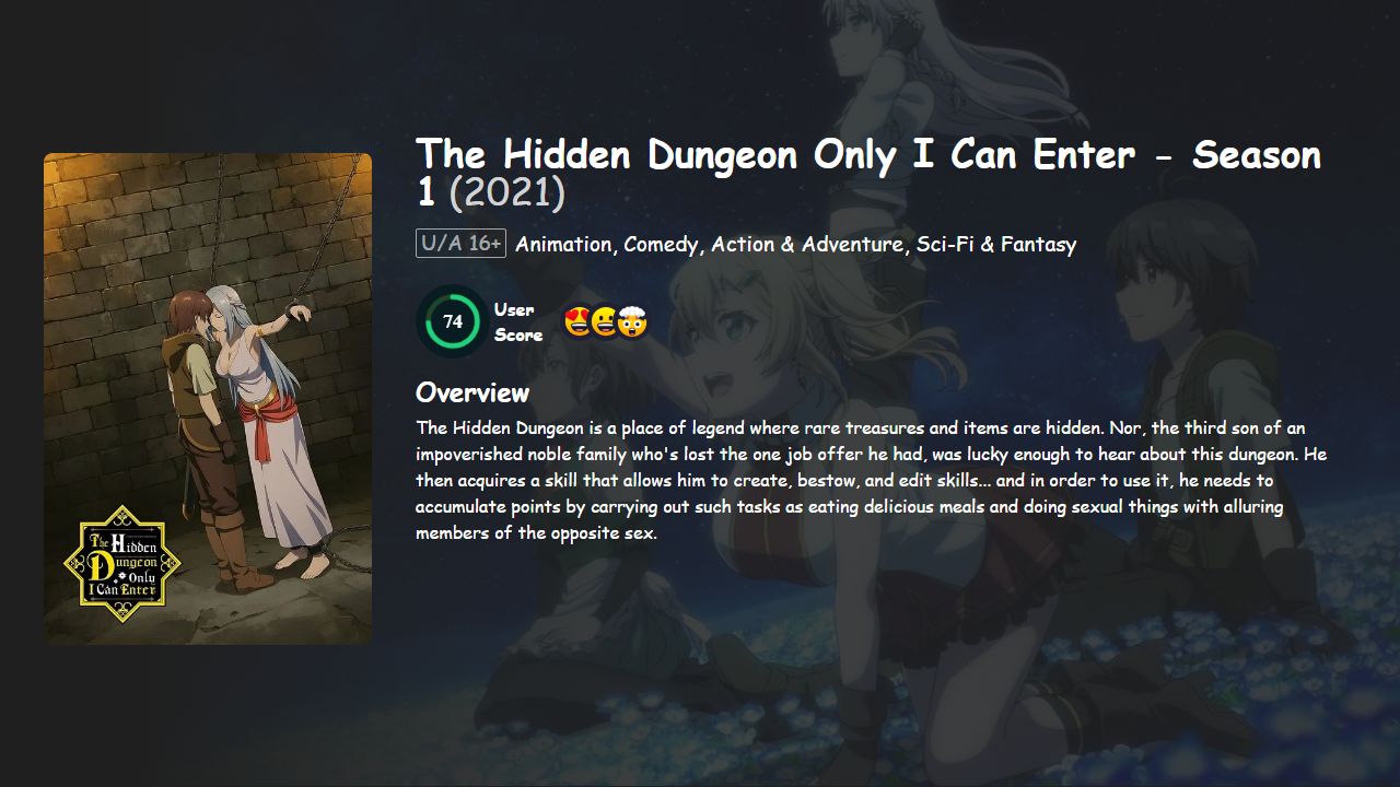 The Hidden Dungeon Only I Can Enter Season 1 Japanese Dubbed