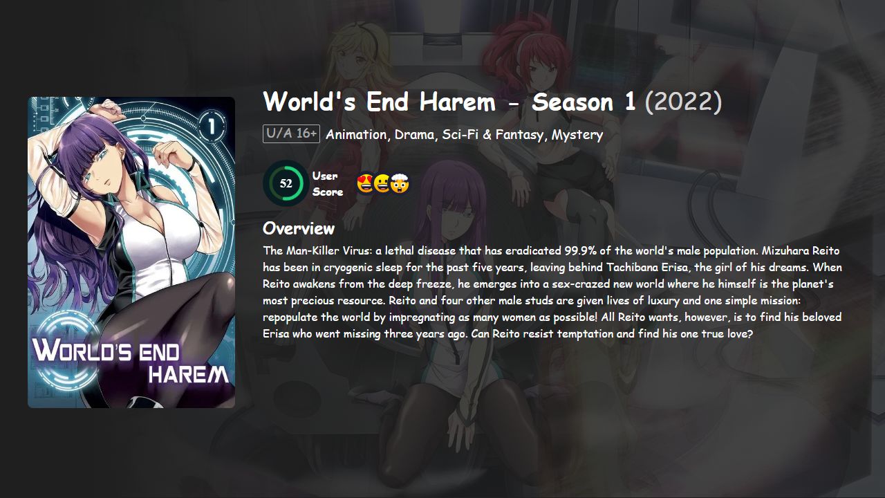 World’s End Harem Season 1 Hindi-English-Japanese Dubbed
