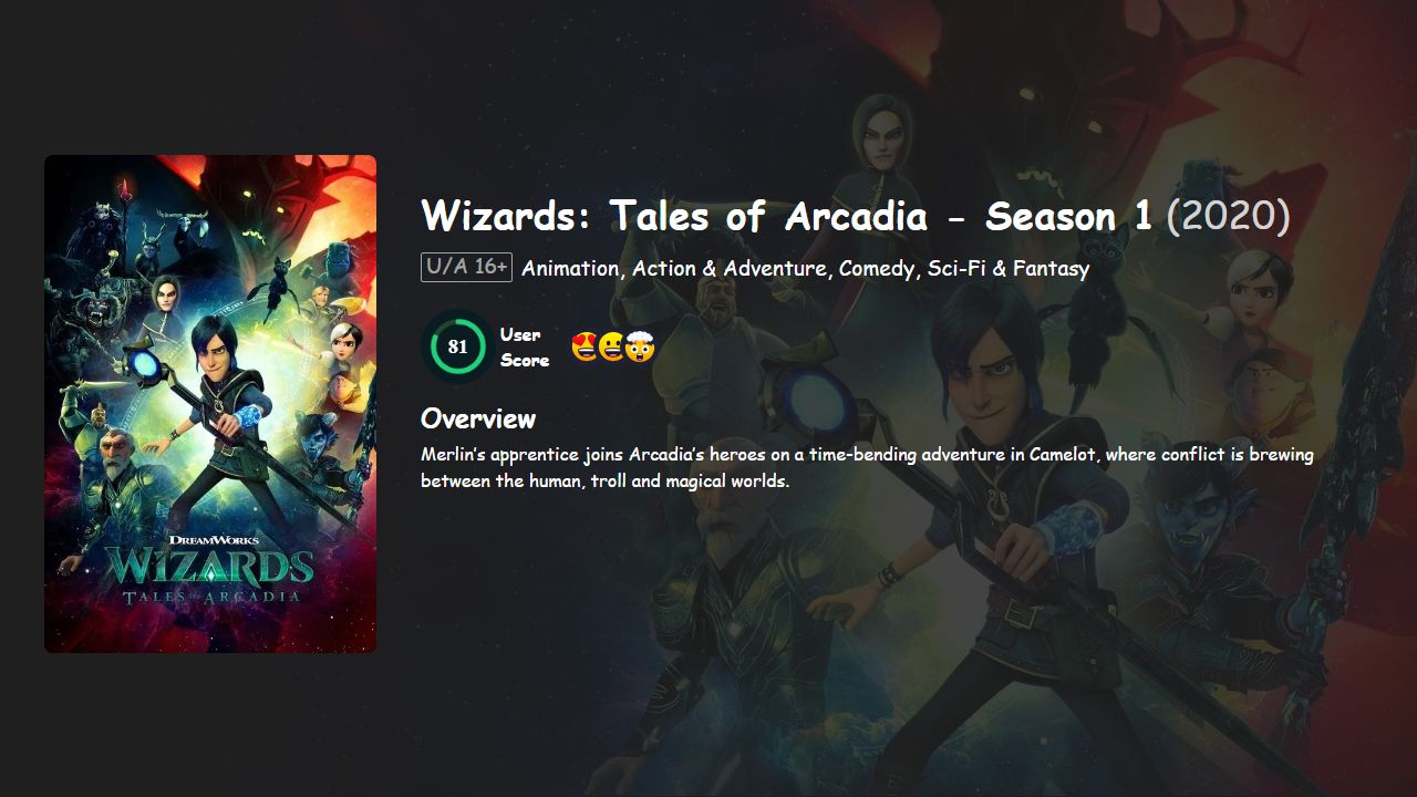 Wizards: Tales of Arcadia Season 1 Hindi-English Dubbed