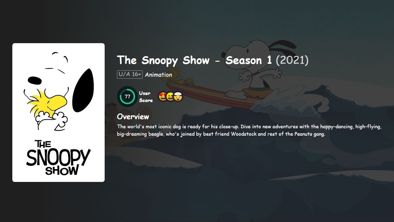The Snoopy Show Season 1 Hindi-English Dubbed