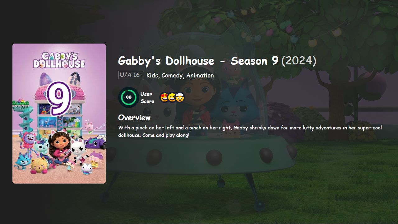 Gabby’s Dollhouse Season 9 Hindi-English Dubbed