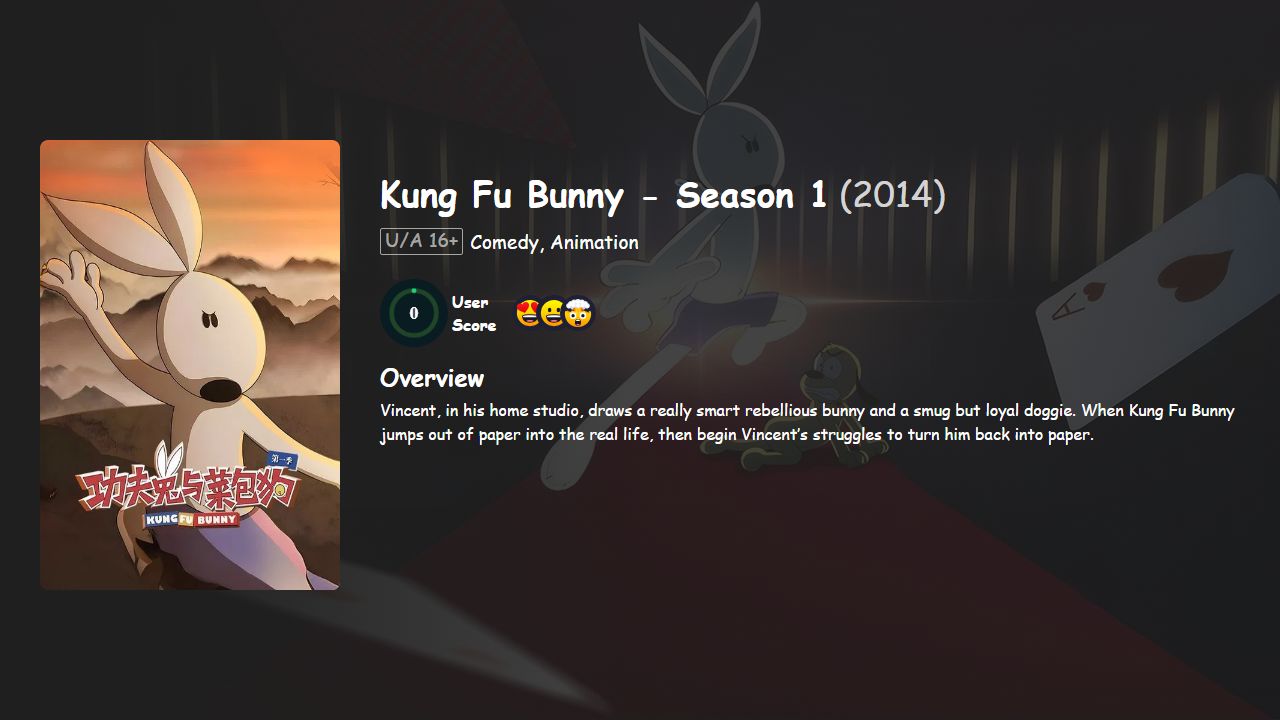 Kung Fu Bunny Season 1 Hindi-Chinese Dubbed