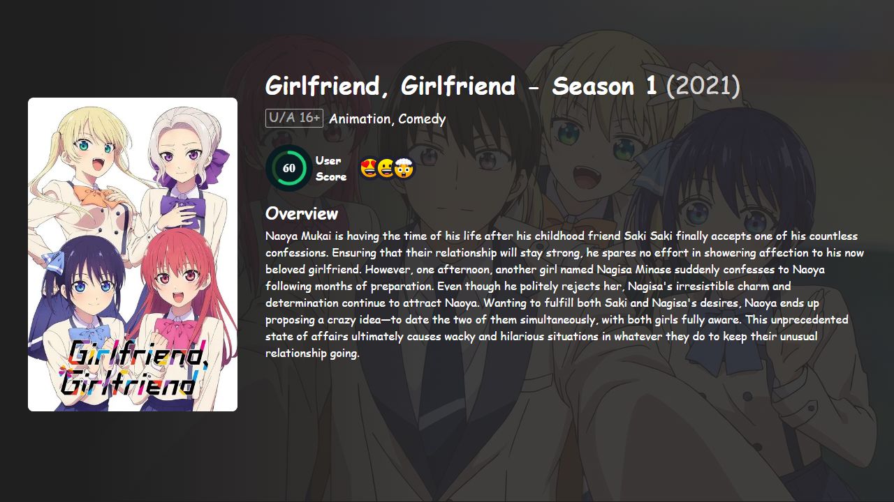 Girlfriend, Girlfriend Season 1 English-Japanese Dubbed