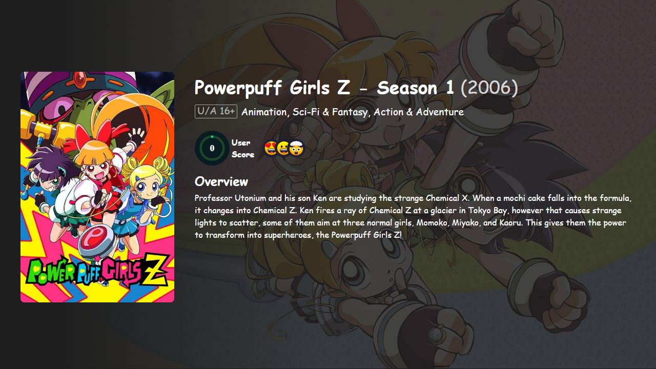 Powerpuff Girls Z Season 1 Hindi-English-Japanese Dubbed