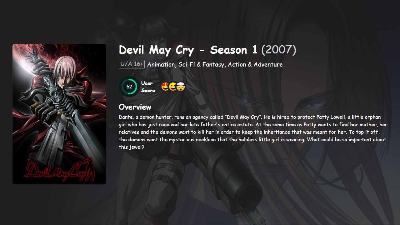 Devil May Cry Season 1 Hindi-English Dubbed