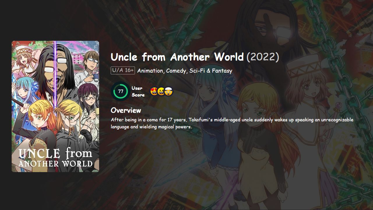 Uncle from Another World Season 2 Hindi-Japanese Dubbed