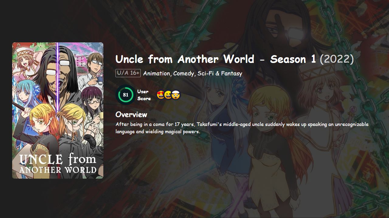 Uncle from Another World Season 1 Hindi-Japanese Dubbed