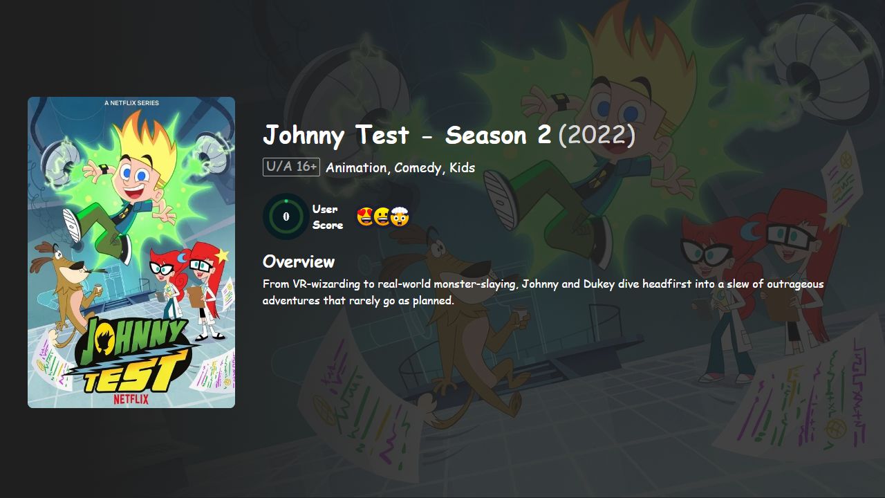 Johnny Test Season 2 Hindi-English Dubbed