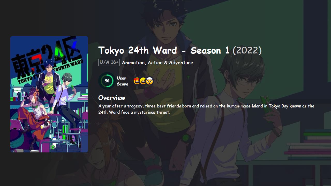 Tokyo 24th Ward Season 1 Hindi-English-Japanese Dubbed