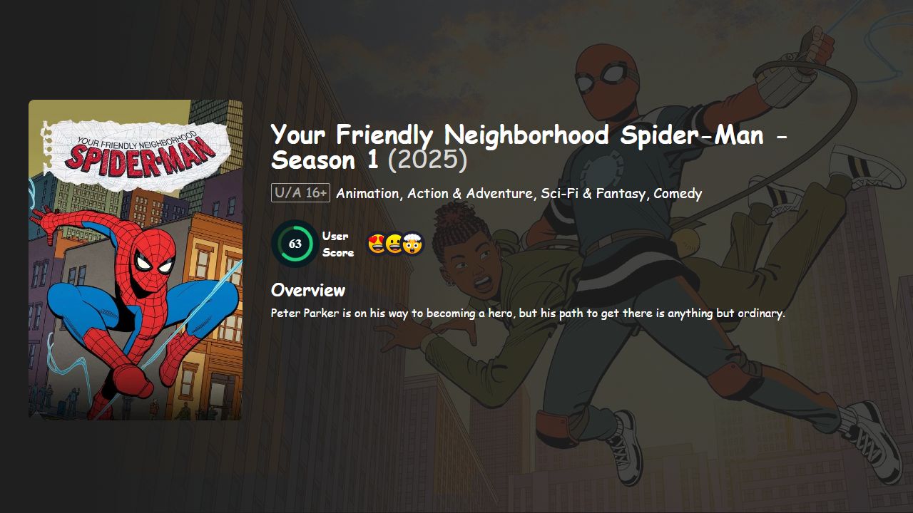 Your Friendly Neighborhood Spider-Man Season 1 English Dubbed