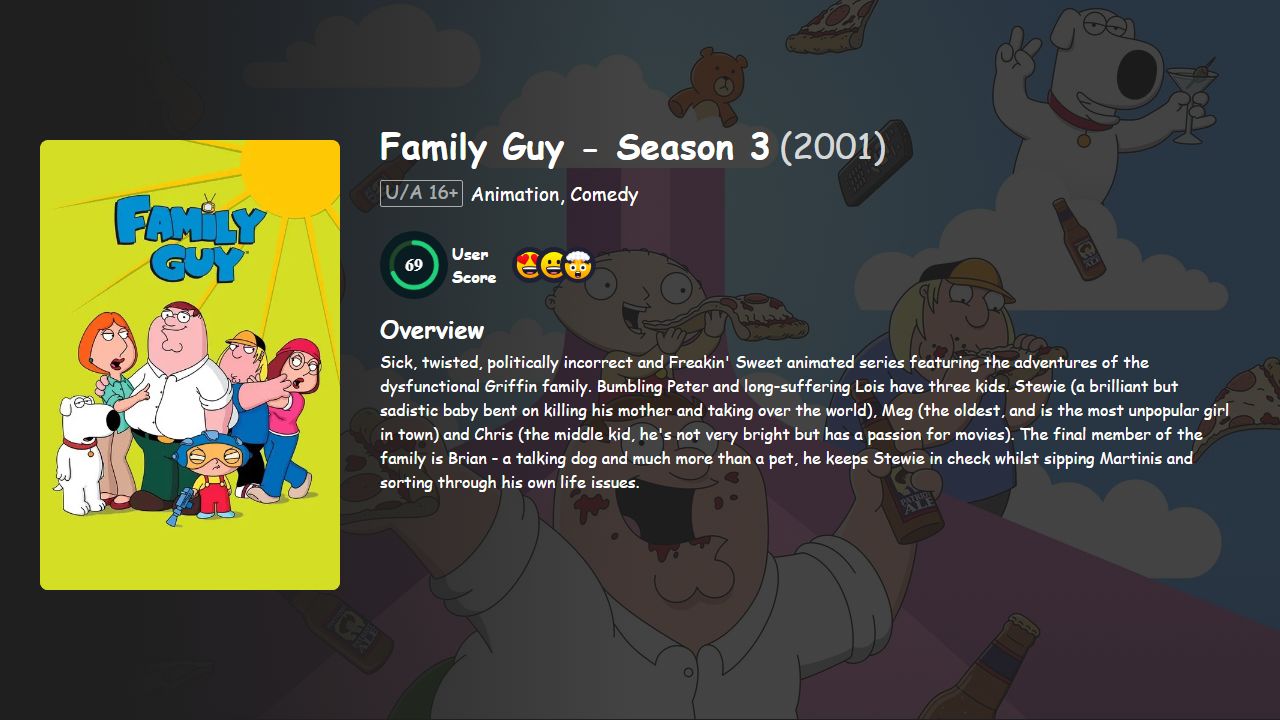 Family Guy Season 3 English Dubbed