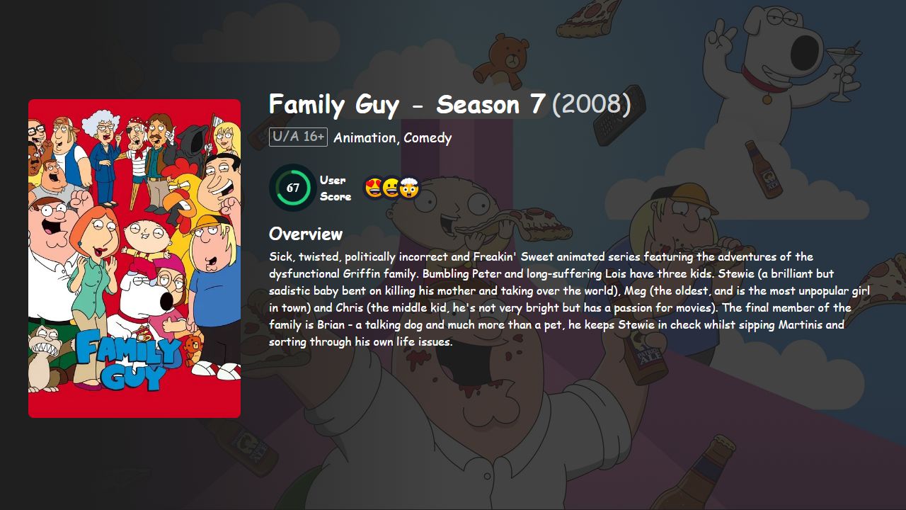 Family Guy Season 7 English Dubbed