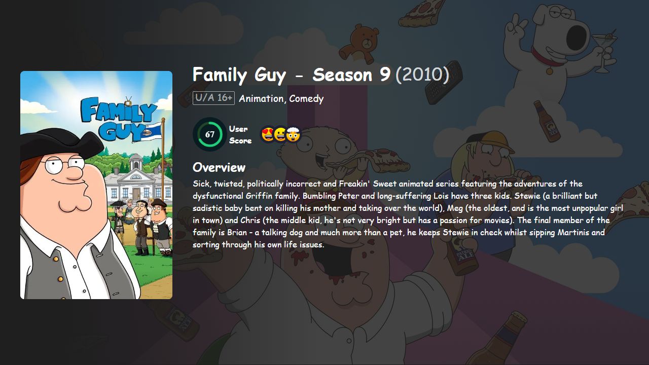 Family Guy Season 9 English Dubbed