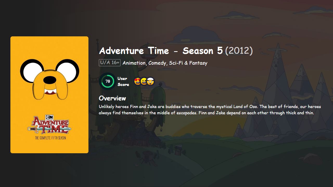 Adventure Time Season 5 Hindi-English Dubbed
