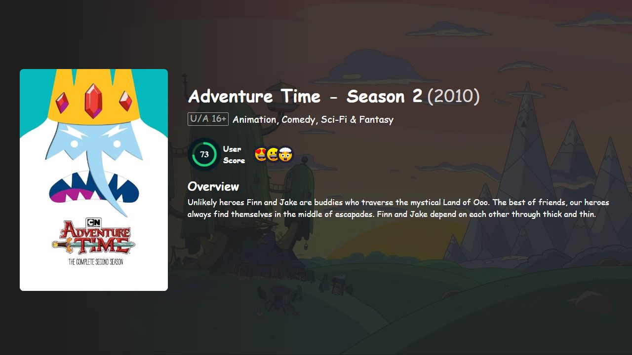 Adventure Time Season 2 Hindi-English Dubbed