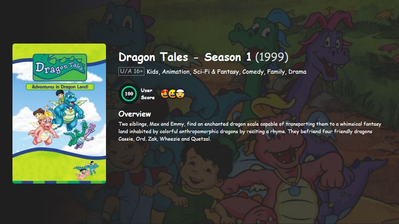 Dragon Tales Season 1 Hindi Dubbed
