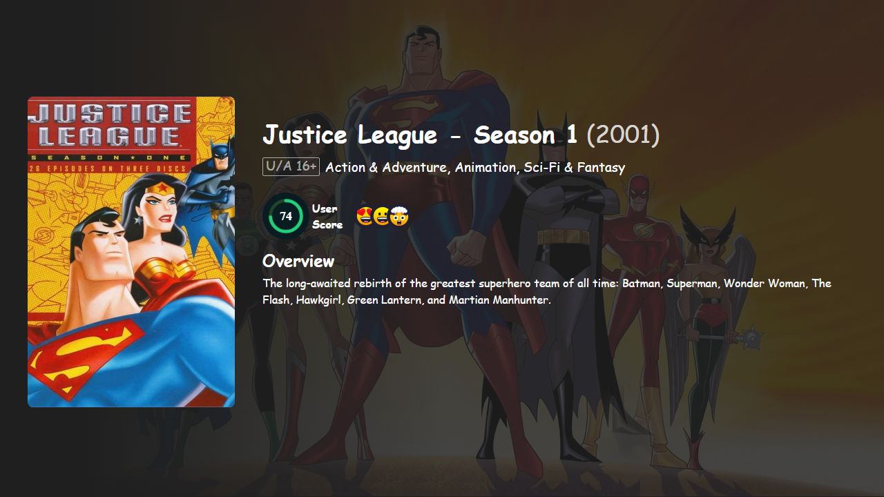 Justice League Season 1 Hindi-English Dubbed