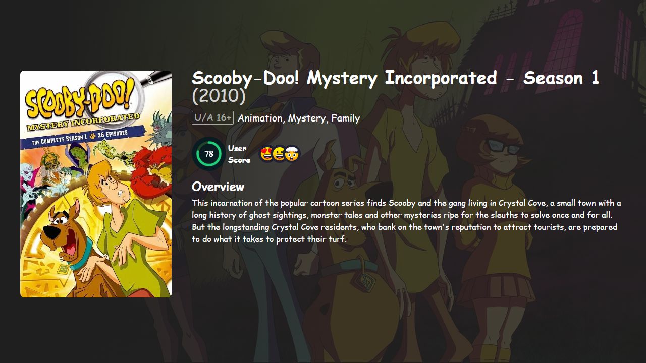 Scooby-Doo! Mystery Incorporated Season 1 Hindi-English Dubbed