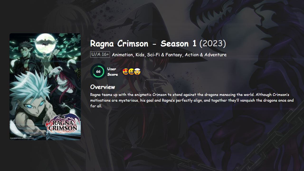 Ragna Crimson Season 1 English-Japanese Dubbed