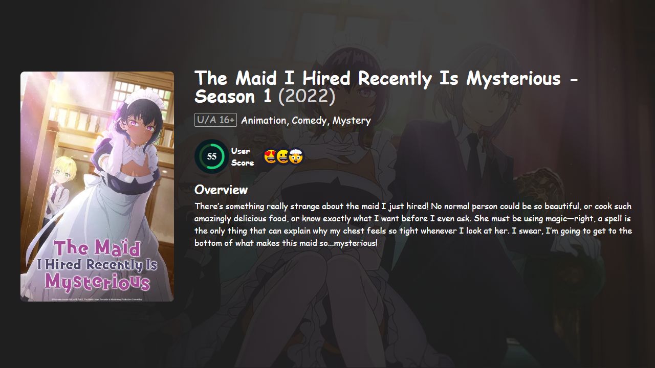 The Maid I Hired Recently Is Mysterious Season 1 Hindi-English-Japanese Dubbed