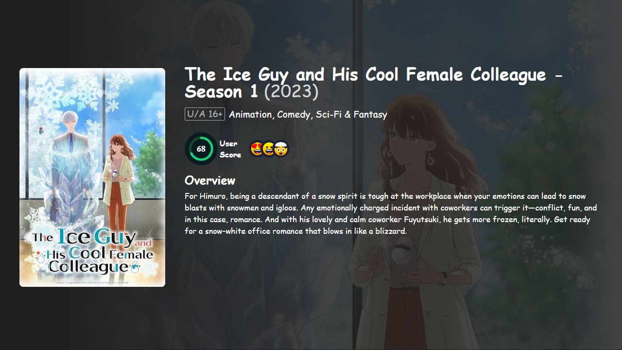 The Ice Guy and His Cool Female Colleague Season 1 Hindi-English-Japanese Dubbed