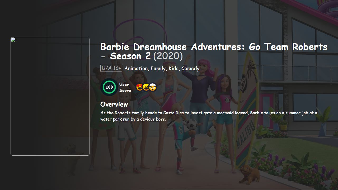 Barbie Dreamhouse Adventures: Go Team Roberts Season 2 Hindi-English Dubbed