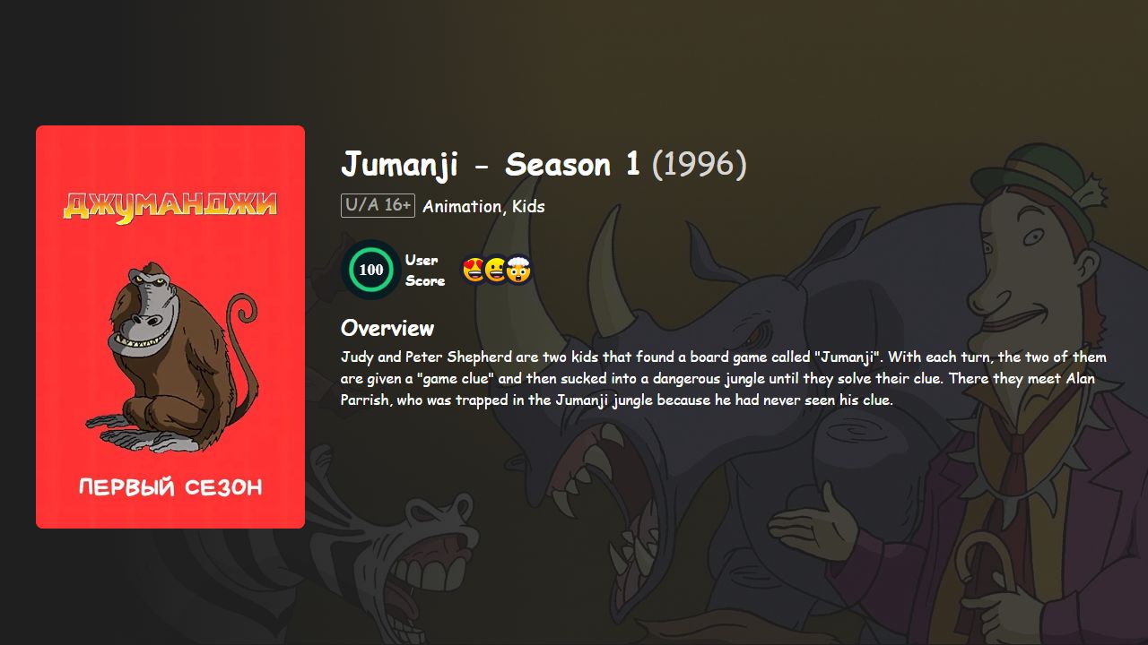 Jumanji Season 1 Hindi-English Dubbed