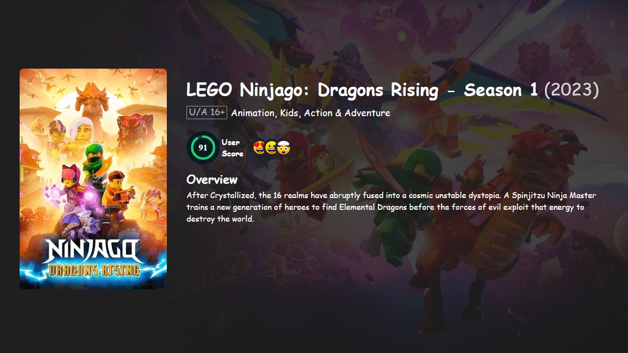 LEGO Ninjago: Dragons Rising Season 1 Hindi-English Dubbed