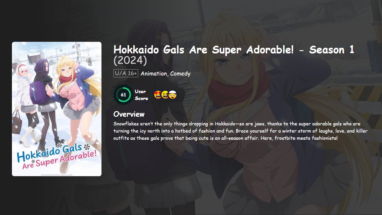 Hokkaido Gals Are Super Adorable! Season 1 Hindi-English-Japanese Dubbed