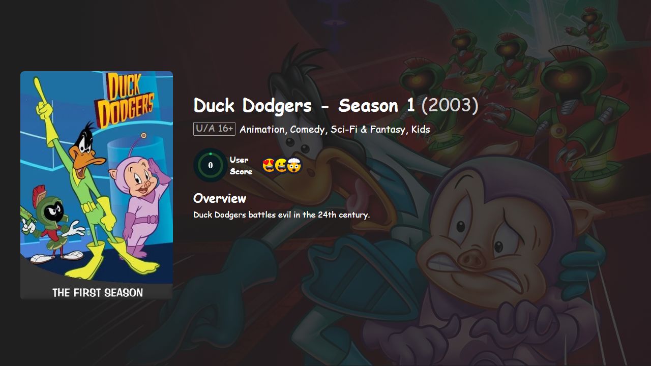 Duck Dodgers Season 1 Hindi-English Dubbed
