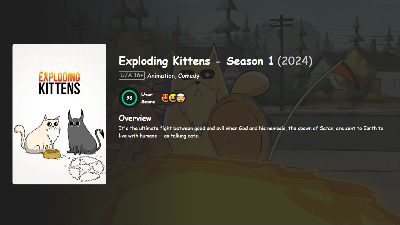Exploding Kittens Season 1 Hindi-English Dubbed
