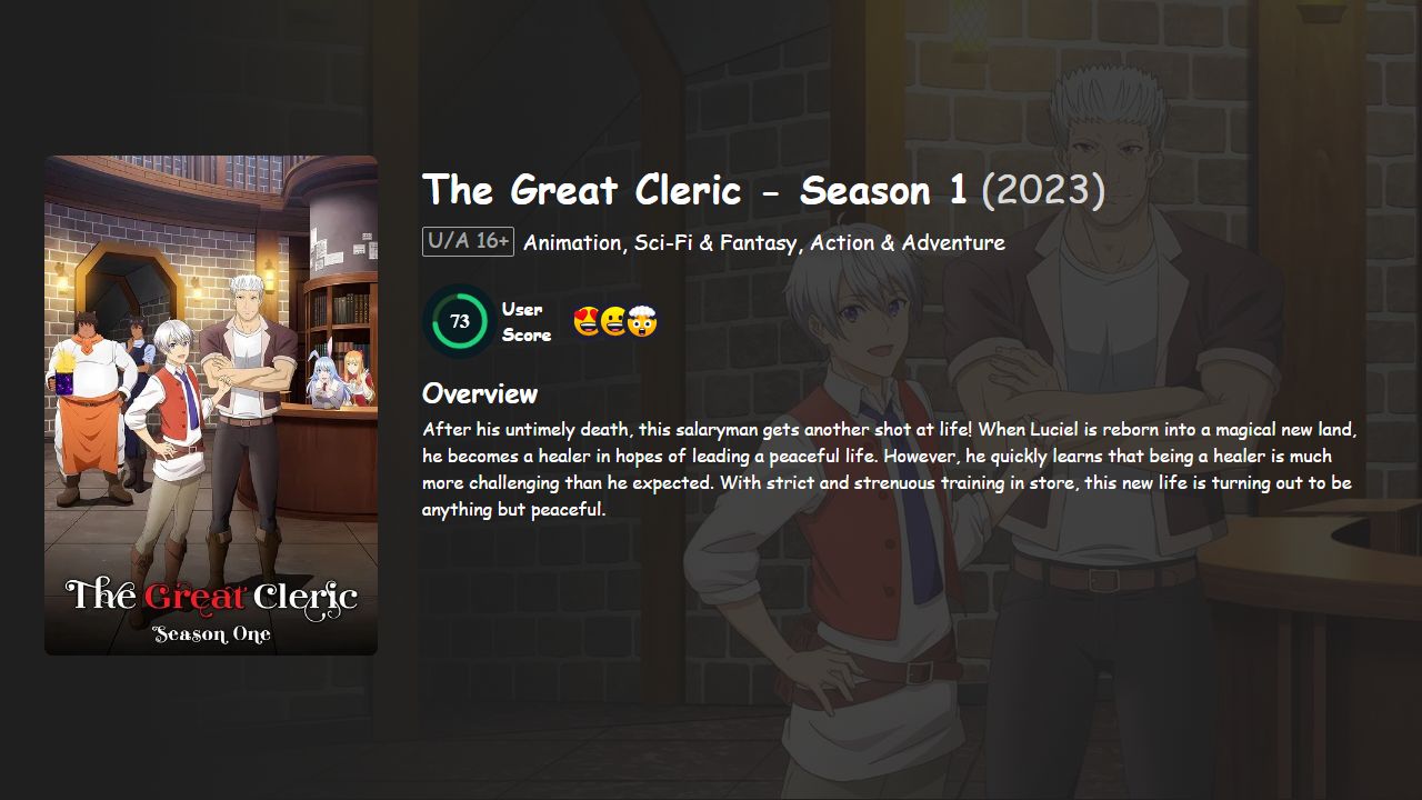 The Great Cleric Season 1 Hindi-English-Japanese Dubbed