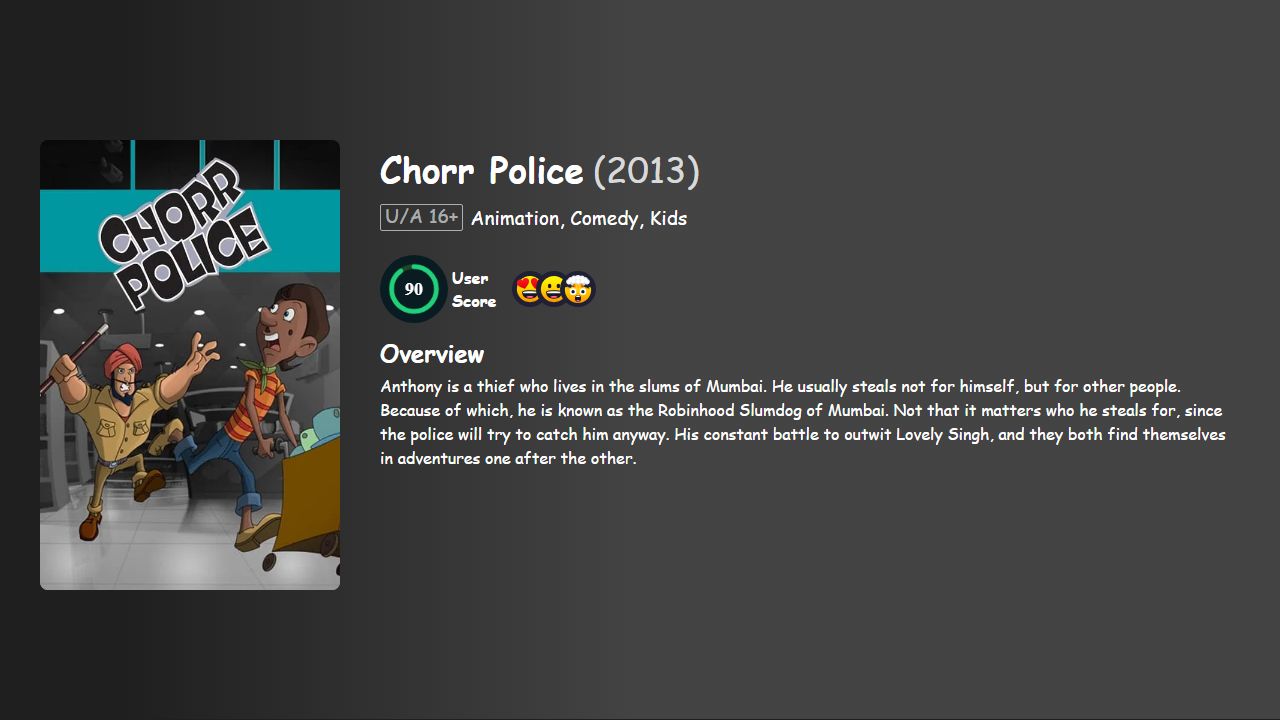 Chorr Police Season 2 Hindi Dubbed