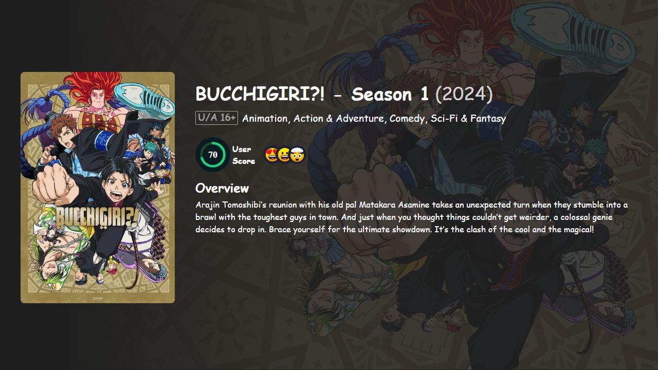 BUCCHIGIRI?! Season 1 Hindi-Telugu-Tamil-English-Japanese Dubbed