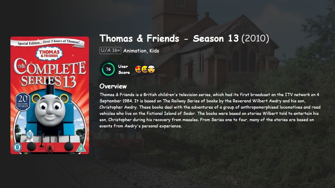 Thomas & Friends Season 13 Hindi Dubbed