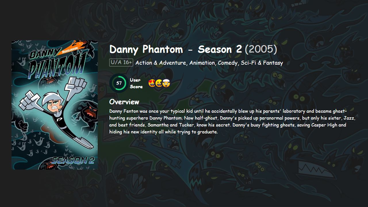 Danny Phantom Season 2 Hindi-Telugu-Tamil-English Dubbed