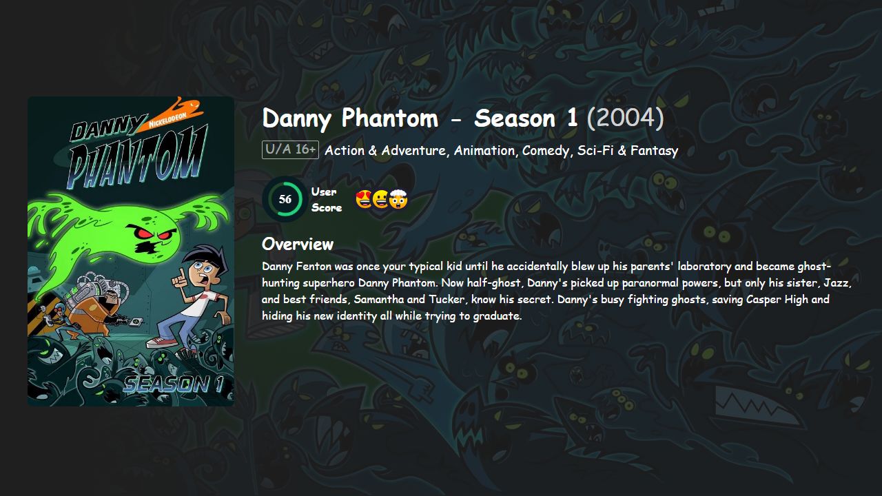 Danny Phantom Season 1 Hindi-English Dubbed