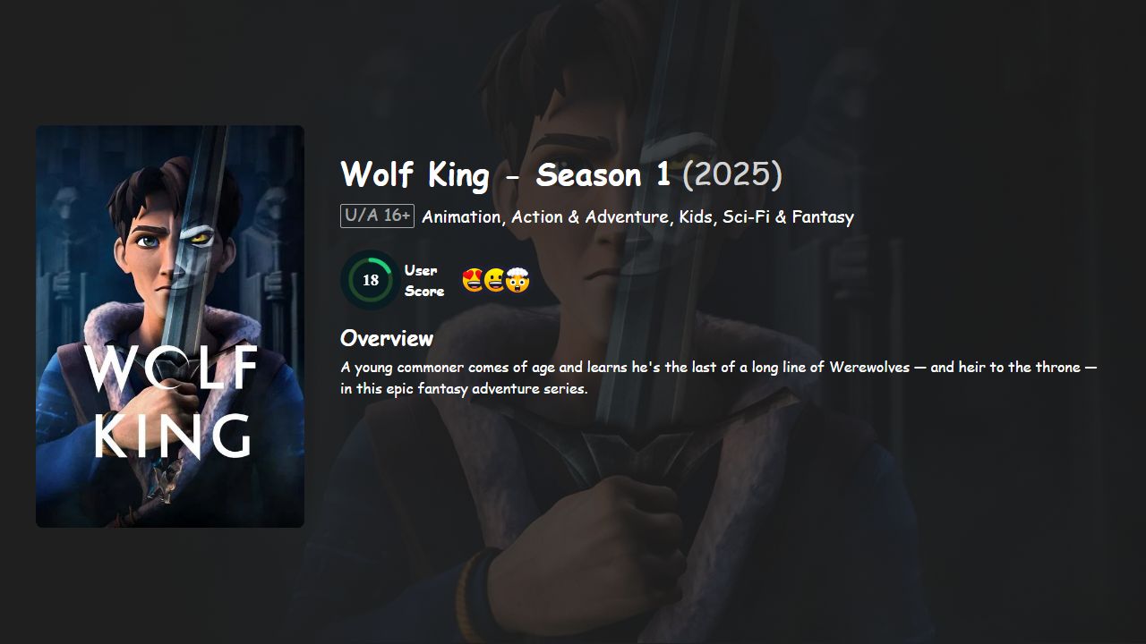 Wolf King Season 1 Hindi-English Dubbed