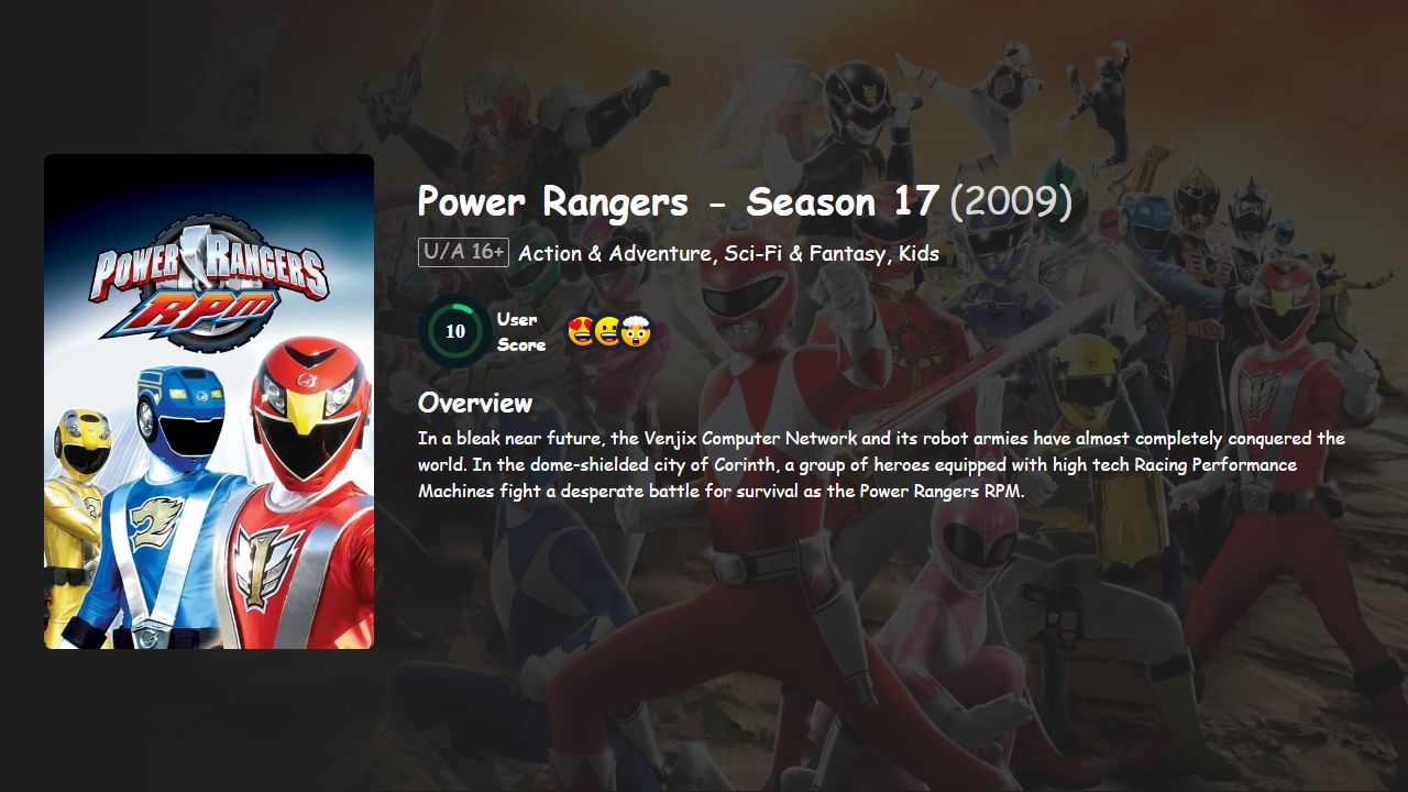 Power Rangers Season 17 English Dubbed