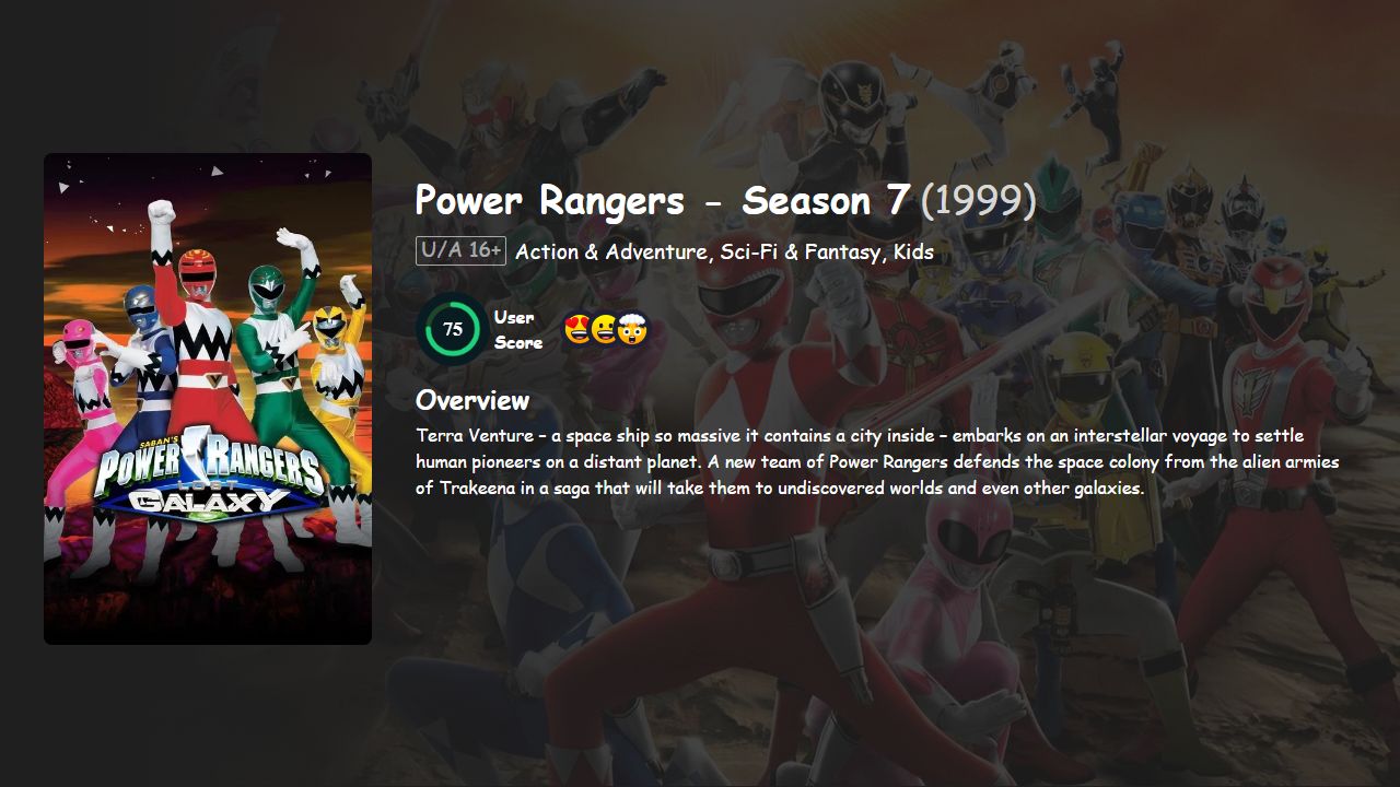 Power Rangers Season 7 Hindi-English Dubbed