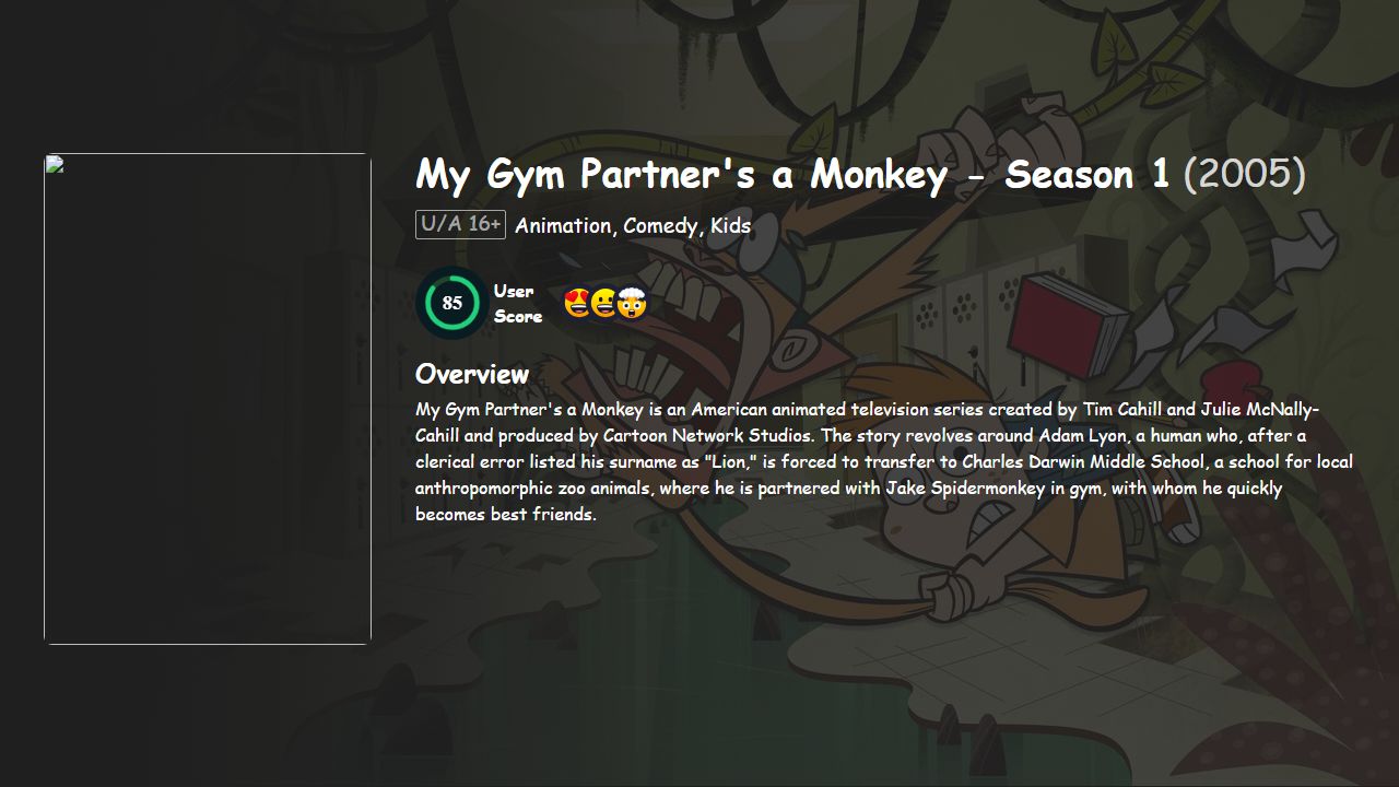 My Gym Partner’s a Monkey Season 1 Hindi-Telugu-Tamil-English Dubbed