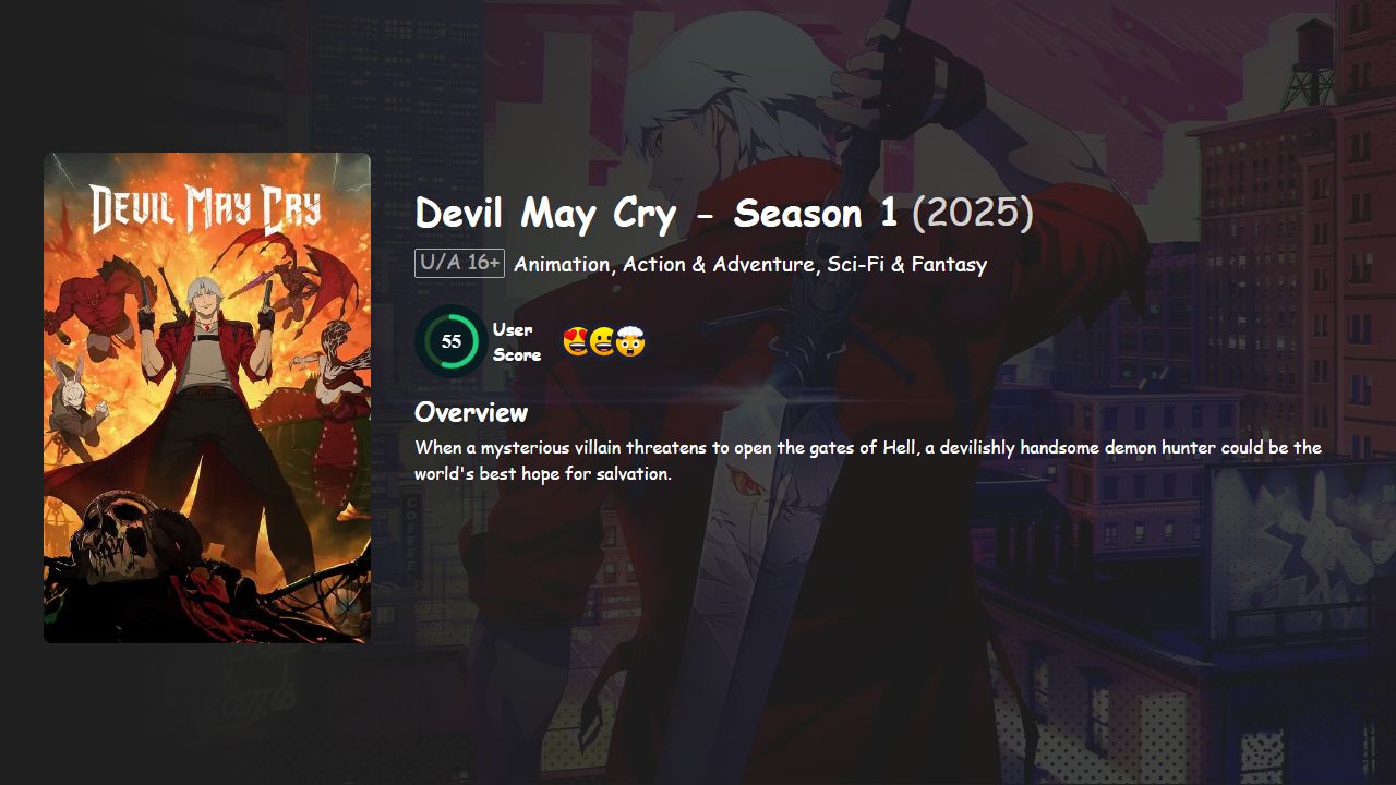 Devil May Cry Season 1 Hindi-English Dubbed
