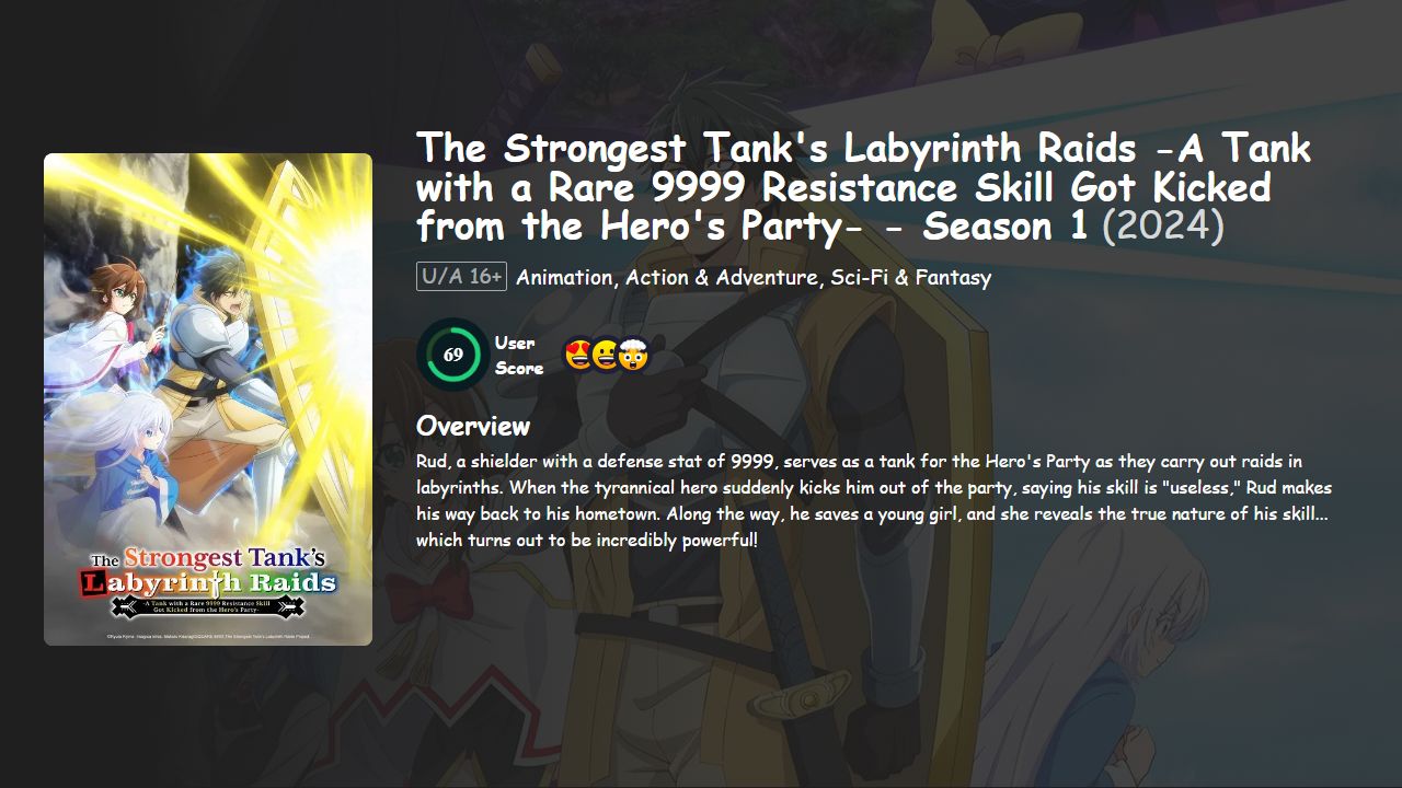 The Strongest Tank’s Labyrinth Raids Season 1 Hindi-Japanese Dubbed