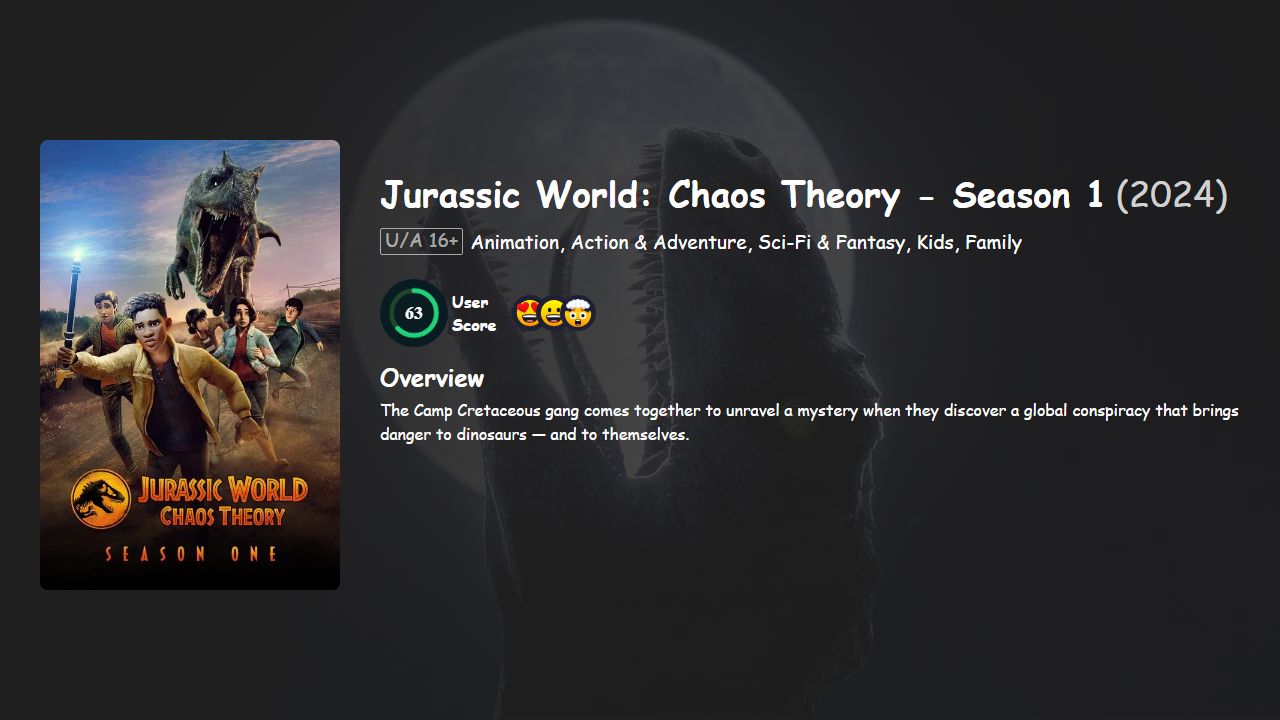 Jurassic World: Chaos Theory Season 1 Hindi-English Dubbed