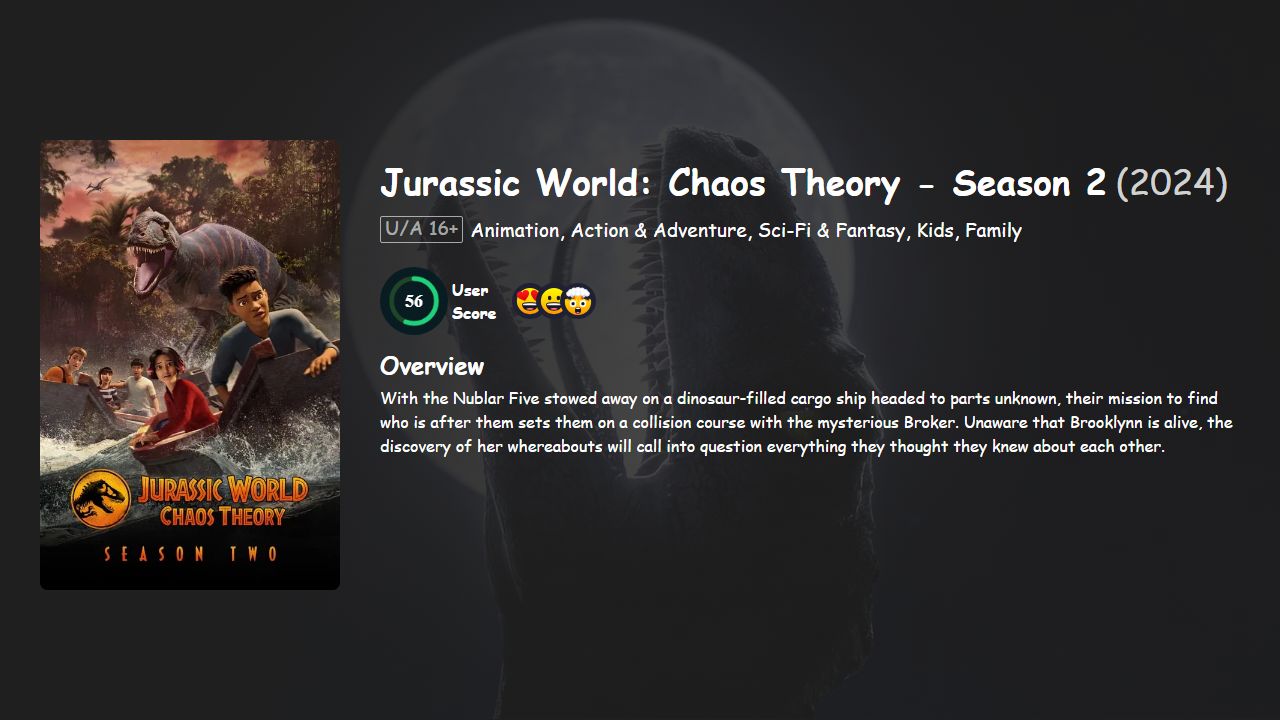 Jurassic World: Chaos Theory Season 2 Hindi-English Dubbed