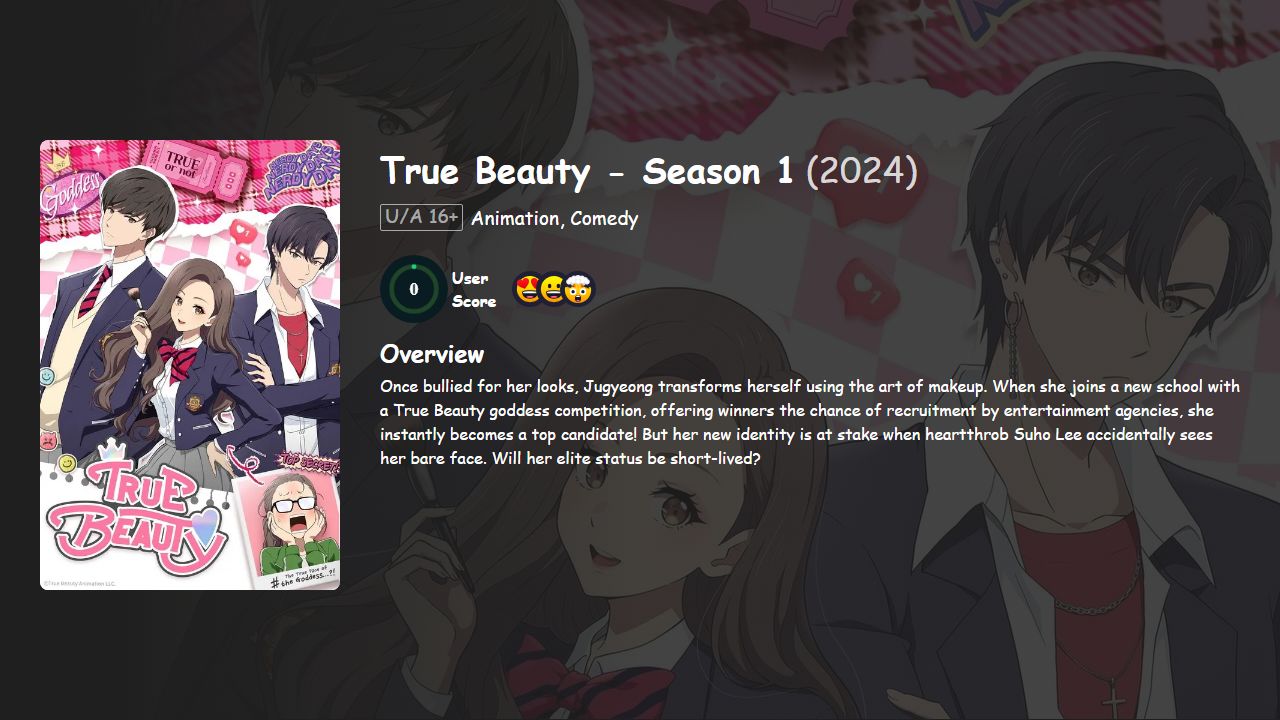True Beauty Season 1 Hindi-Telugu-Tamil-English-Korean Dubbed