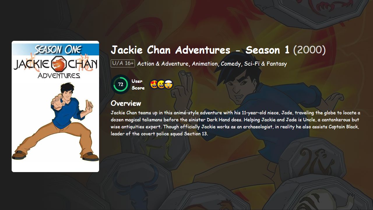 Jackie Chan Adventures Season 1 Hindi-Telugu-English Dubbed
