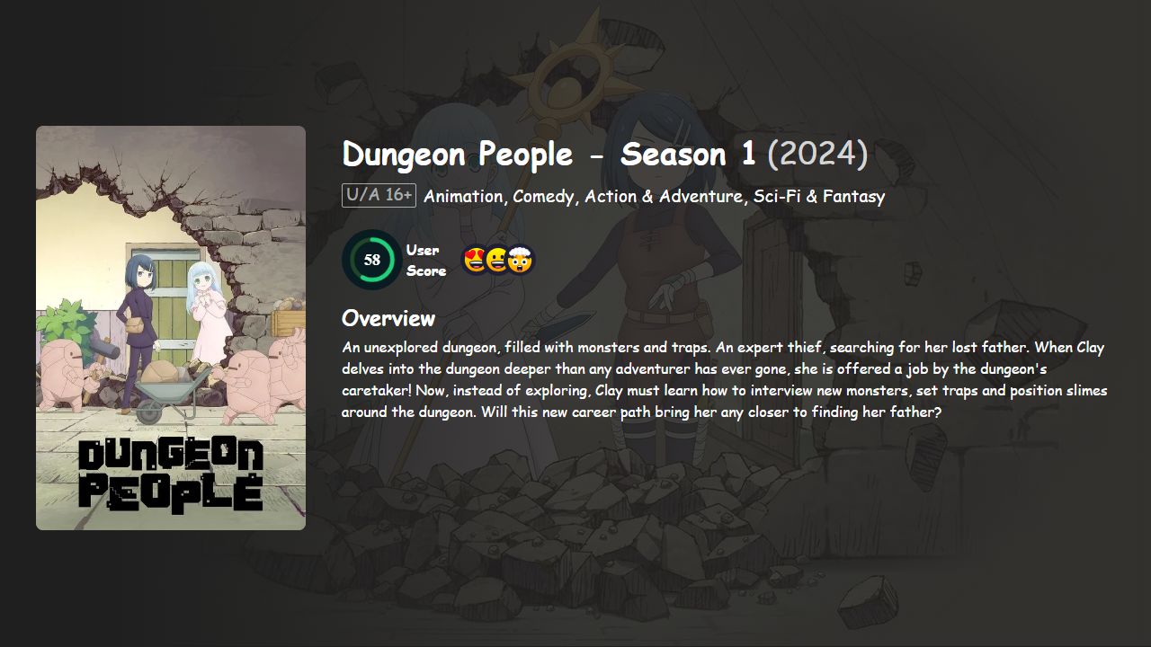 Dungeon People Season 1 Hindi-English-Japanese Dubbed