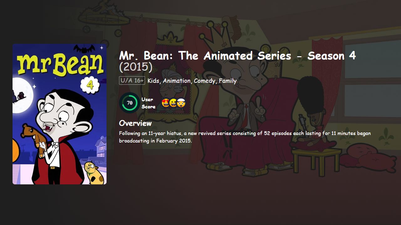 Mr. Bean: The Animated Series Season 4 English Dubbed