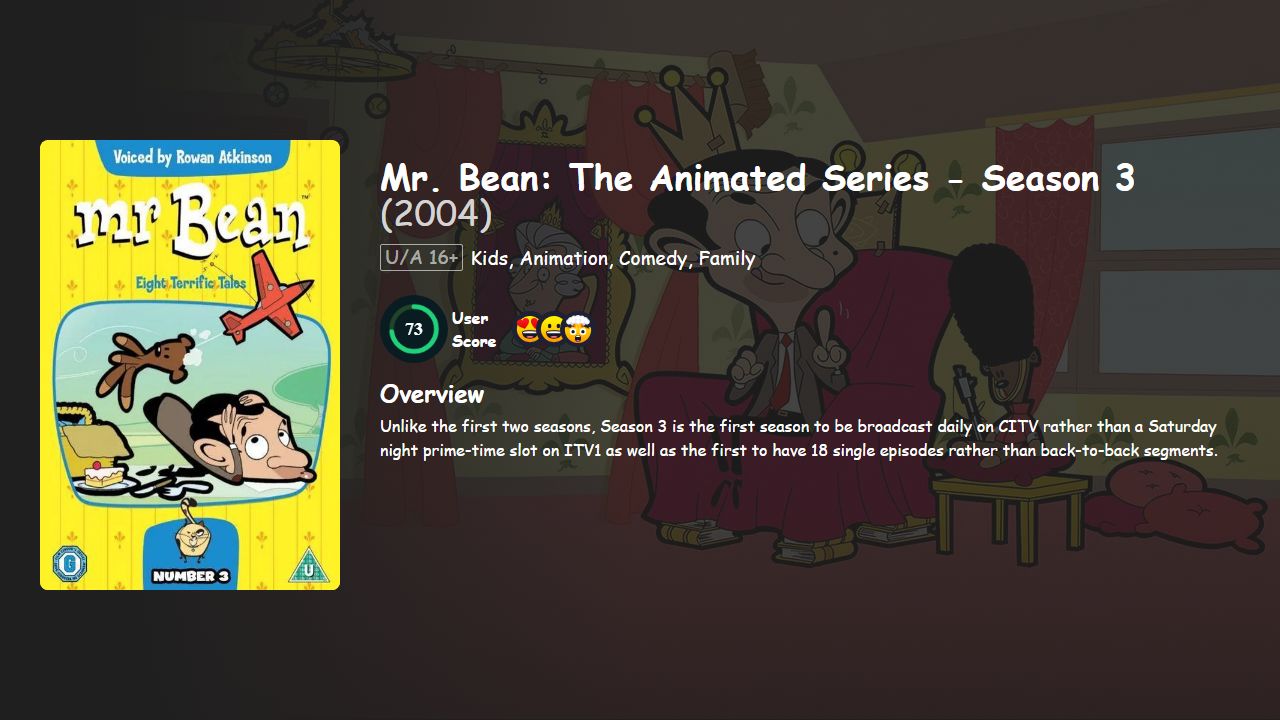 Mr. Bean: The Animated Series Season 3 English Dubbed